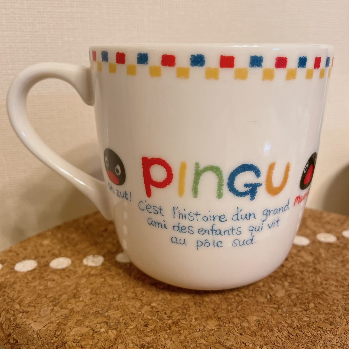 1995 PINGU MOMOYAMA ピングー 食器 レトロ マグカップ プレート 皿