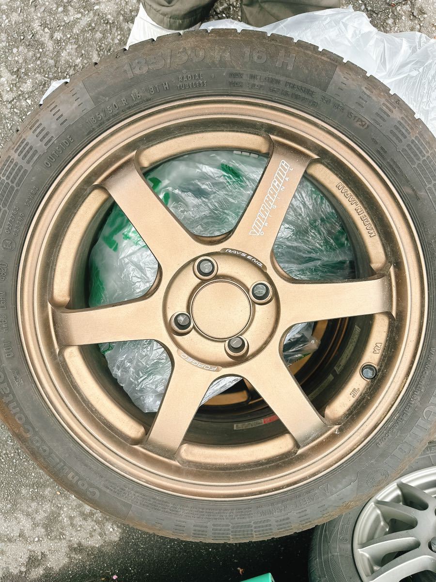 TE37 SONIC 6.5j38 7j35 16インチ 4H100 4穴 4本セット ブロンズ S660 