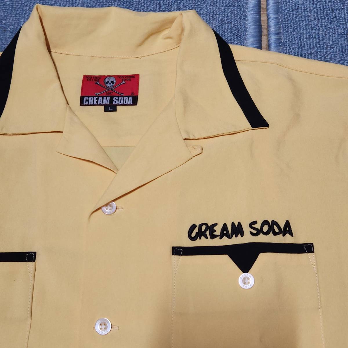 クリームソーダ オープンシャツ ピンクドラゴン cream soda 【公式通販】
