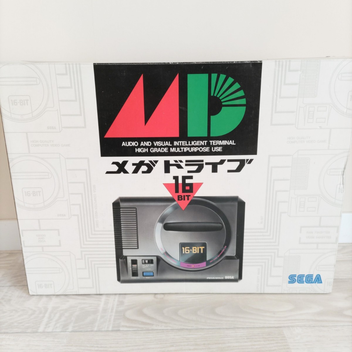 705*SEGA メガドライブ ミニW コントロールパッド2個付き 16-BIT メガ