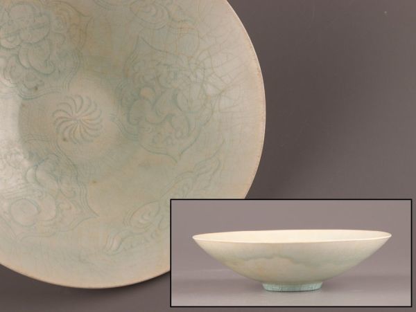 中国古玩 高麗青磁 如窯 茶碗 唐物 時代物 中国古玩 高麗青磁 如窯