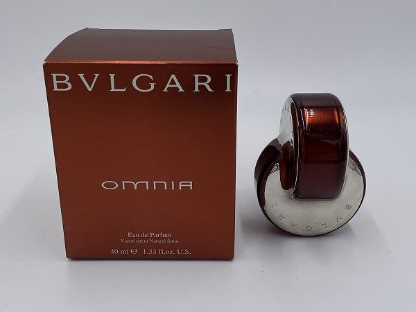 美品 BVLGARI ブルガリ OMNIA EAU DE PARFUM SPRAY オムニア 40ml