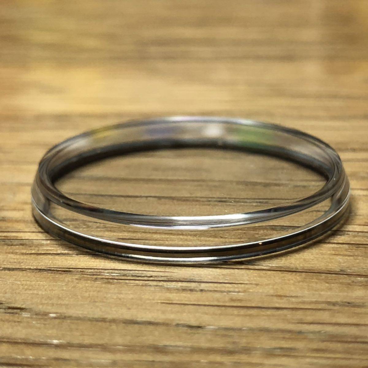 ６１グランドセイコー 専用風防ガラス 6145-8000，6146-8000 テンションリング付き　当時のデッドストック品