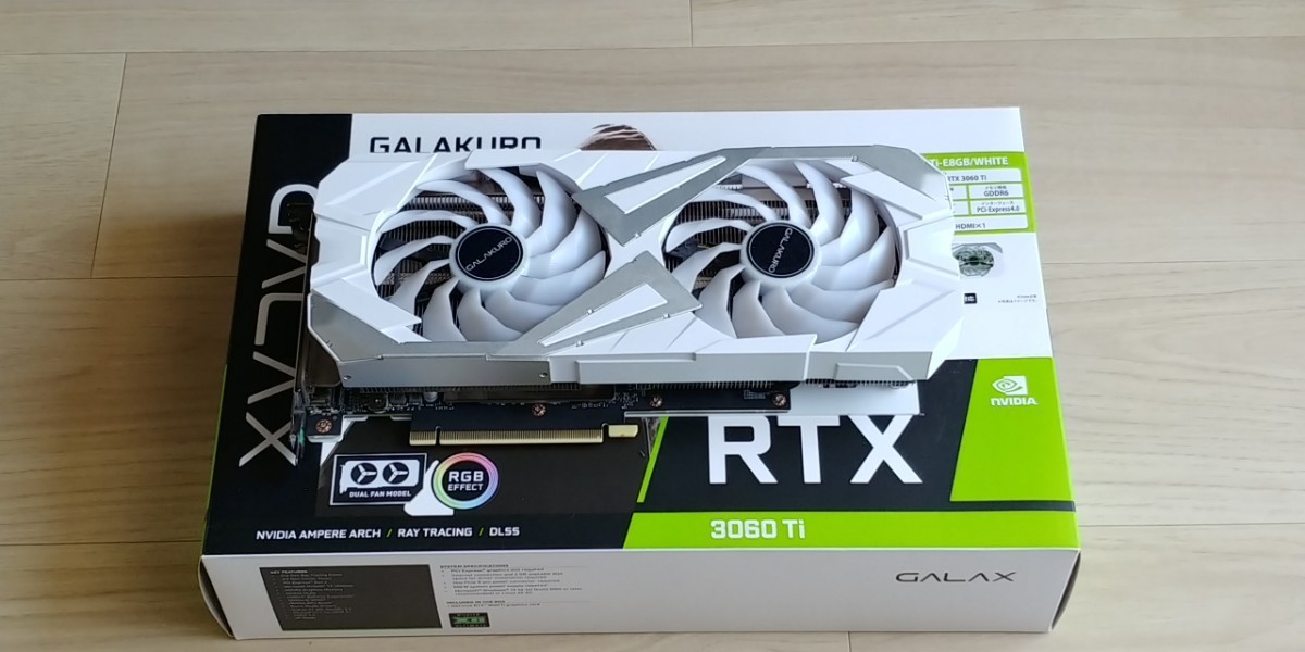 ジャンク GeForce RTX 3060 Ti GALAKURO GALAKURO RTX 0 GALAX GeForce