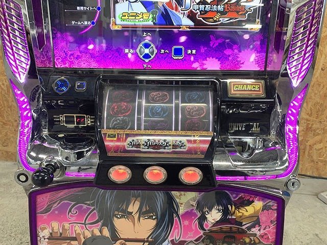 TSE73332小 バジリスクⅡ 甲賀忍法帖 スロット台 パチスロ実機 コイン