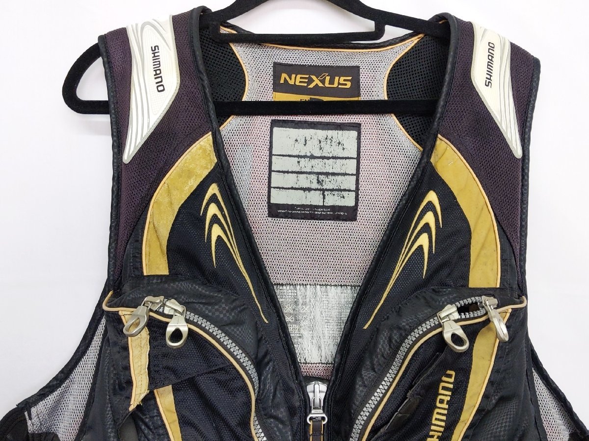 SHIMANO NEXUS フィッシングベスト ブラック