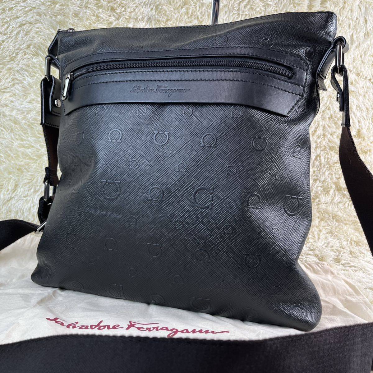 1円 Salvatore Ferragamo フェラガモ □美品□ レザー 美品 0167 