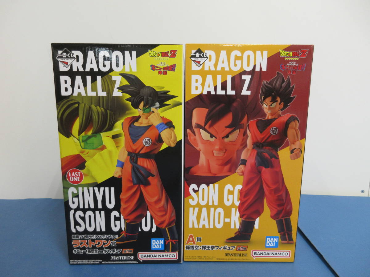 084)未開封 一番くじ ドラゴンボール ギニュー特戦隊来襲 A賞 孫悟空：界王拳/ラストワン賞 ギニュー（孫悟空ver.）フィギュア 2体セット