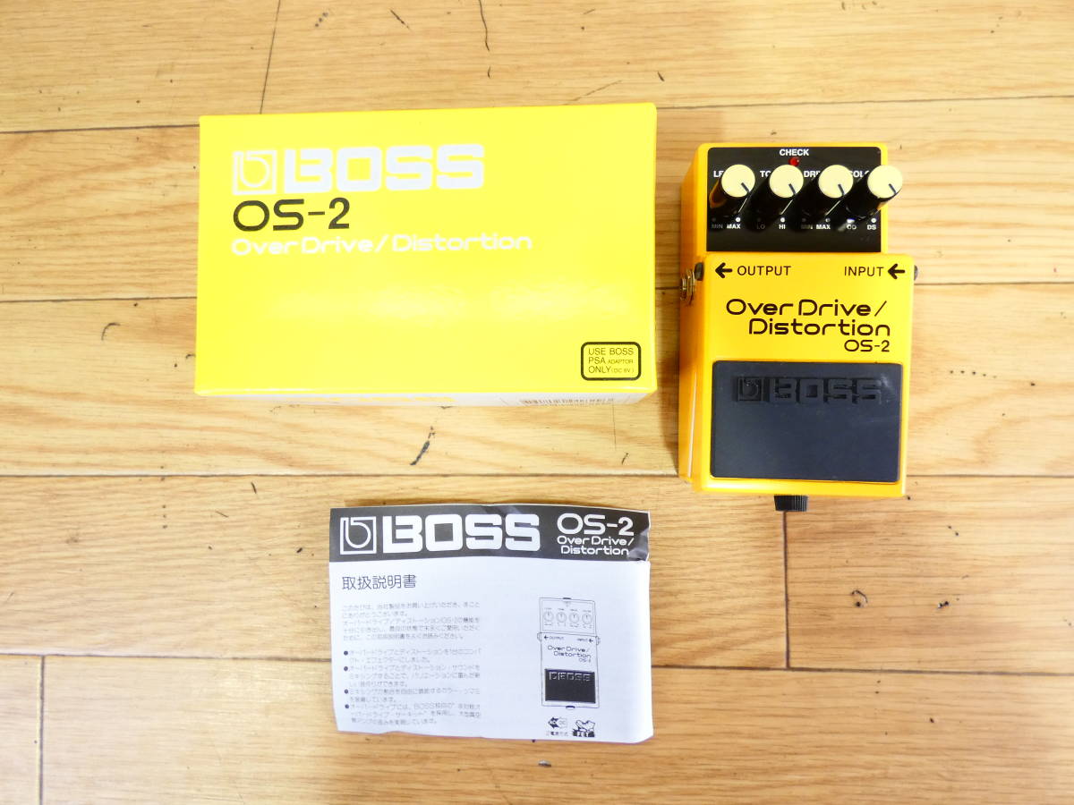 USED!BOSS コンパクトエフェクター OS-2 OVERDRIVE / DISTORTION☆ボス