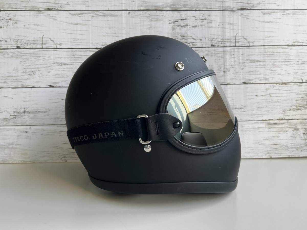 tt&co トゥカッター 好き好ん レザー ヘルメット&シールド&バイザー 3  