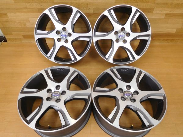 13-344◇希少!!☆VOLVO ボルボ XC60 純正☆18in7.5J+55 PCD108-5H