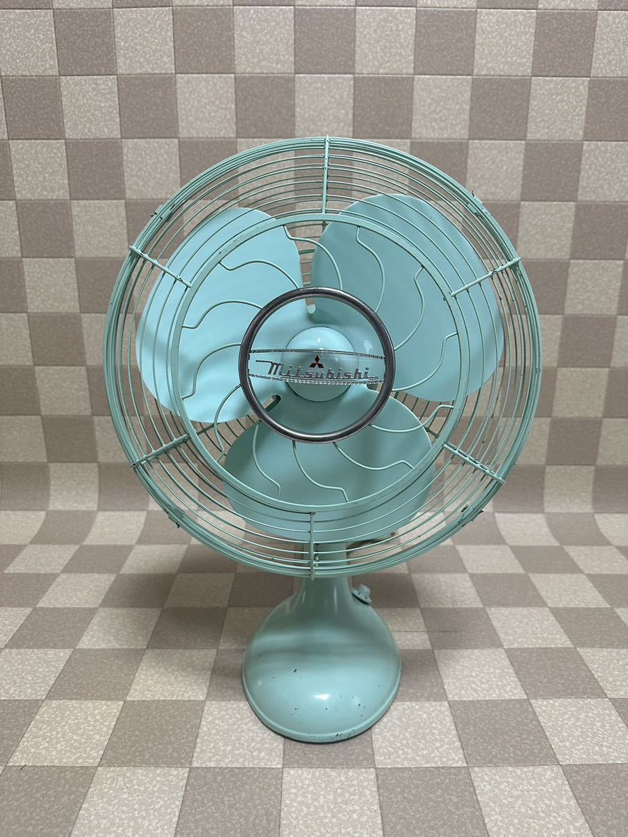 MITSUBISHI 三菱 A.C.ELECTRIC FAN 昭和 アンティーク レトロ扇風機 小型扇風機 ※ジャンク品