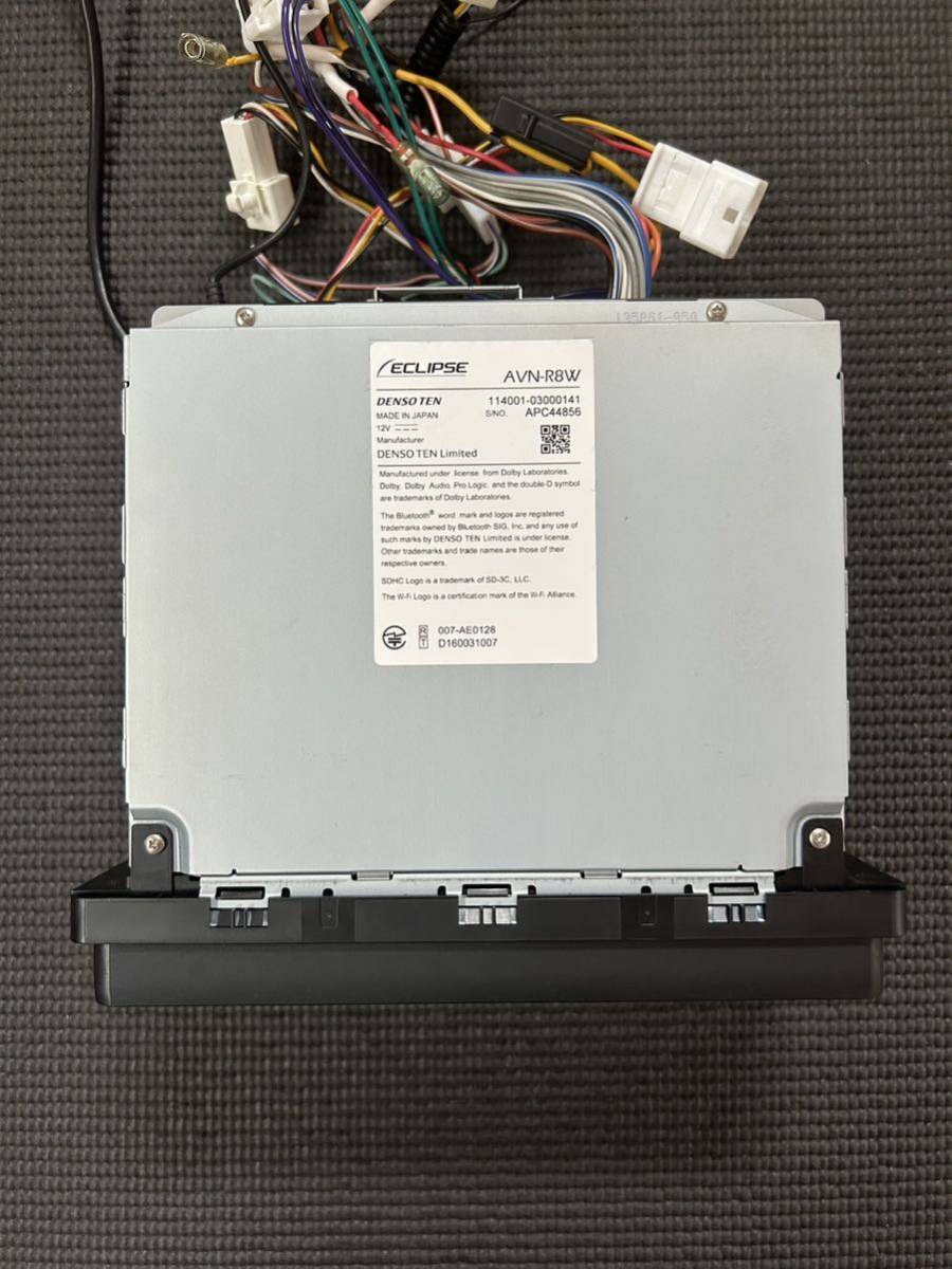 イクリプス ECLIPSE ( AVN-R8W ) メモリーナビ TV/BLUETOOTH/FM/AM 