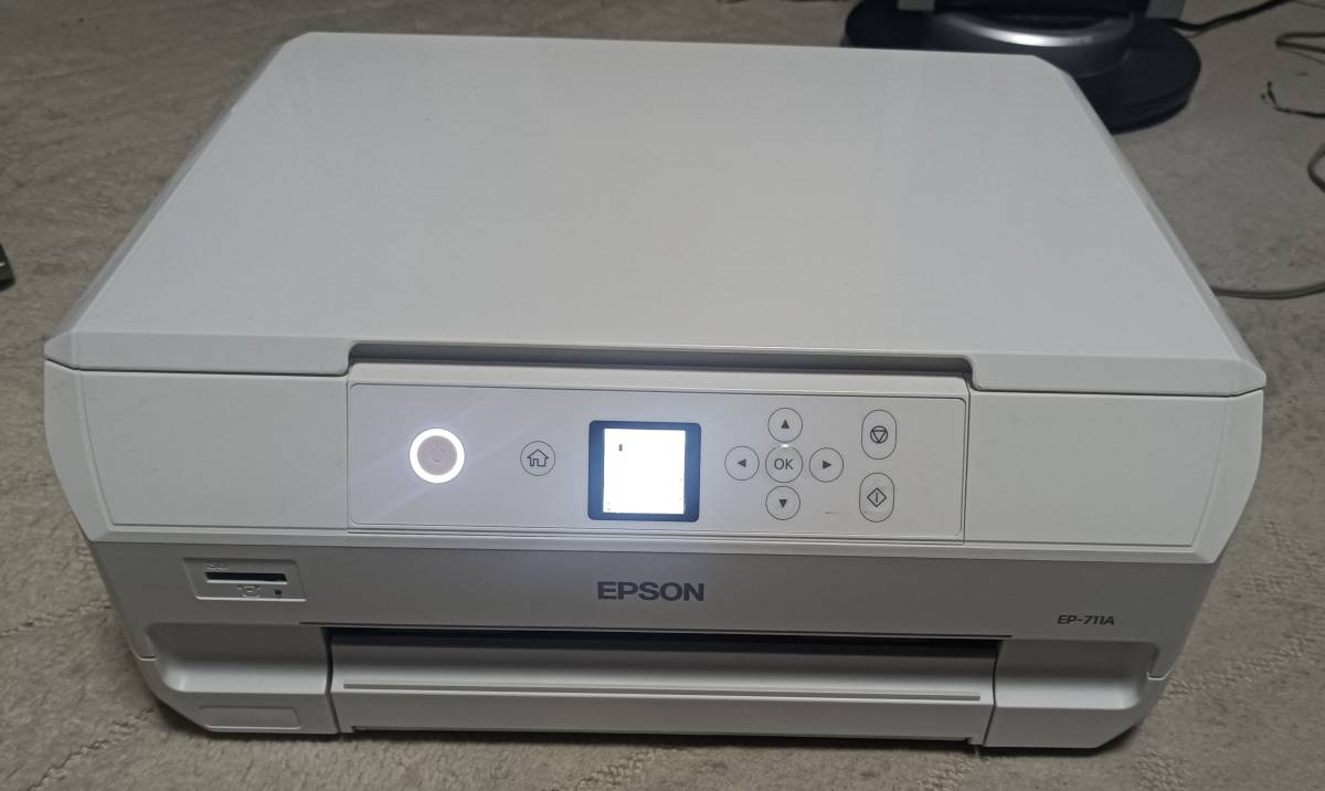 エプソン EPSON インクジェットプリンター複合機 EP-711A 印刷可能
