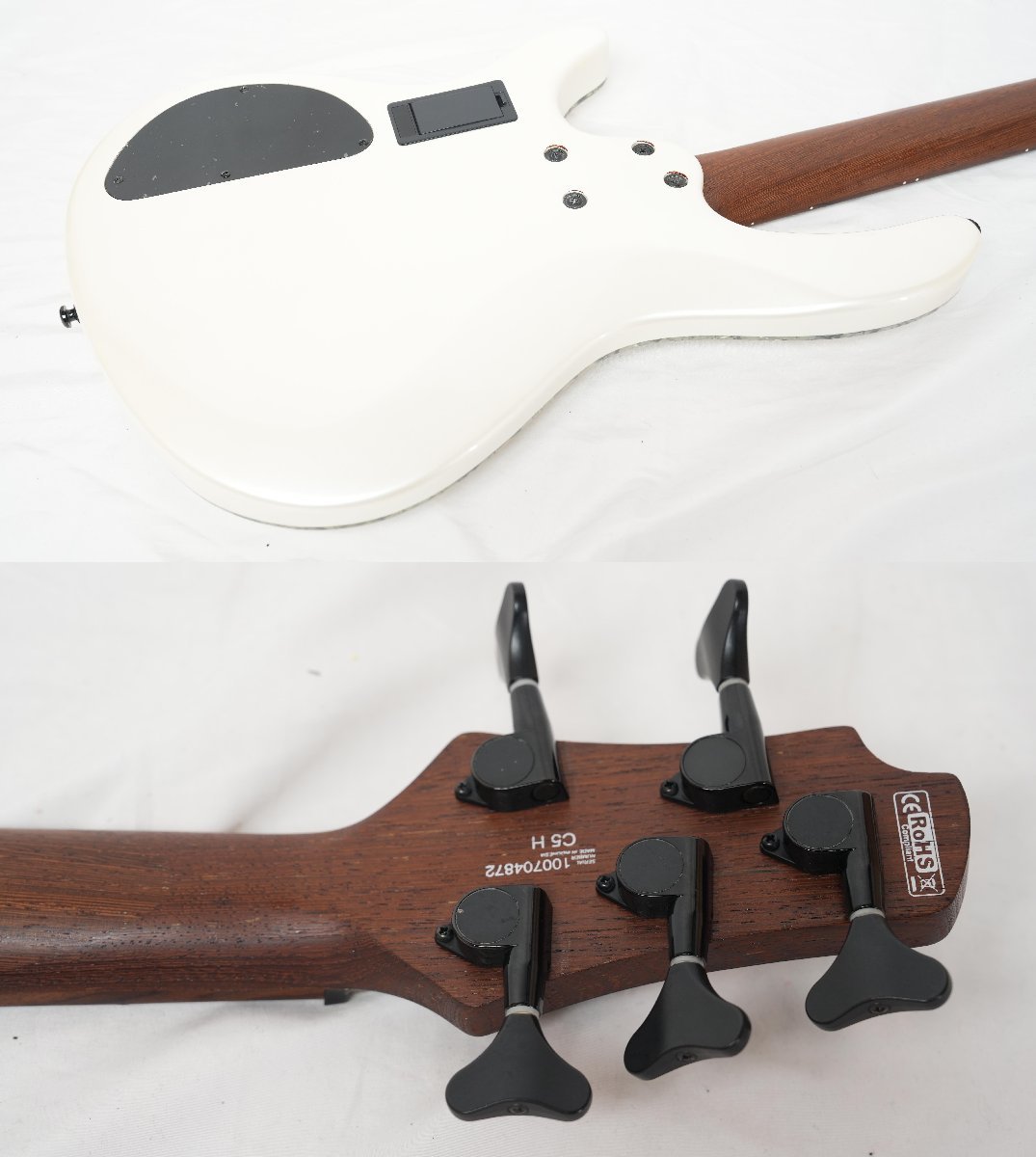 ☆Cort☆ArtisanSeries C5H 5弦ベース パールホワイト 美品 アクティブ 