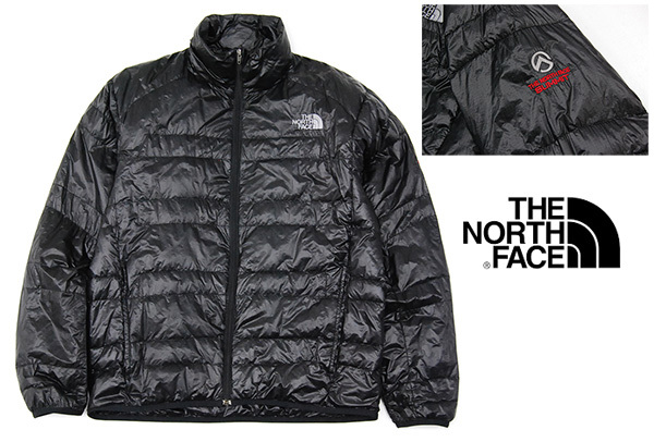超軽量200g！美品 ノースフェイス THE NORTH FACE SUMMIT「Light Heat Jacket/ライトヒートジャケット」光電子ダウン 夏山登山フェス 黒/S