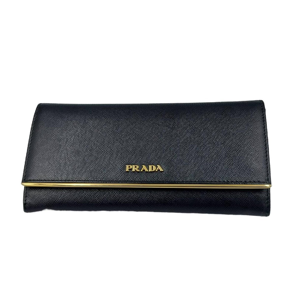 PRADA プラダ サフィアーノ 二つ折り 財布【BLAU6058】