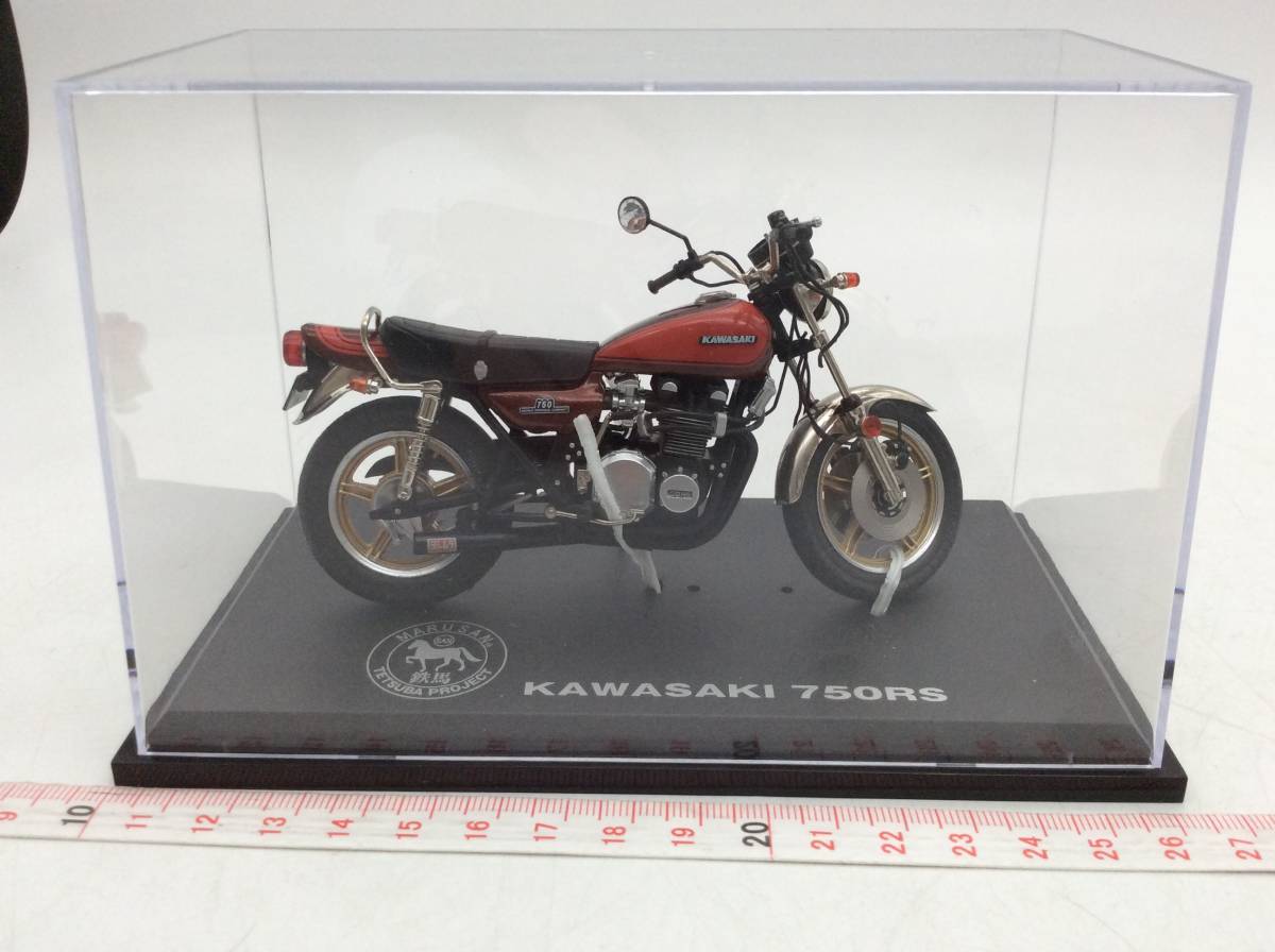 鉄馬プロジェクト マルサン カワサキ Z400FX 1⁄18 Cracker #Fire Red