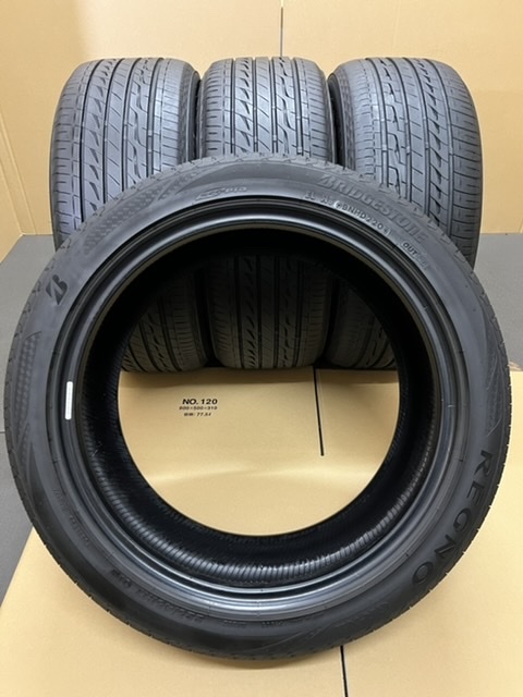 中古タイヤ４本セット　BRIDGESTONE REGNO 225/45/17 2020年製(2)2018)2)