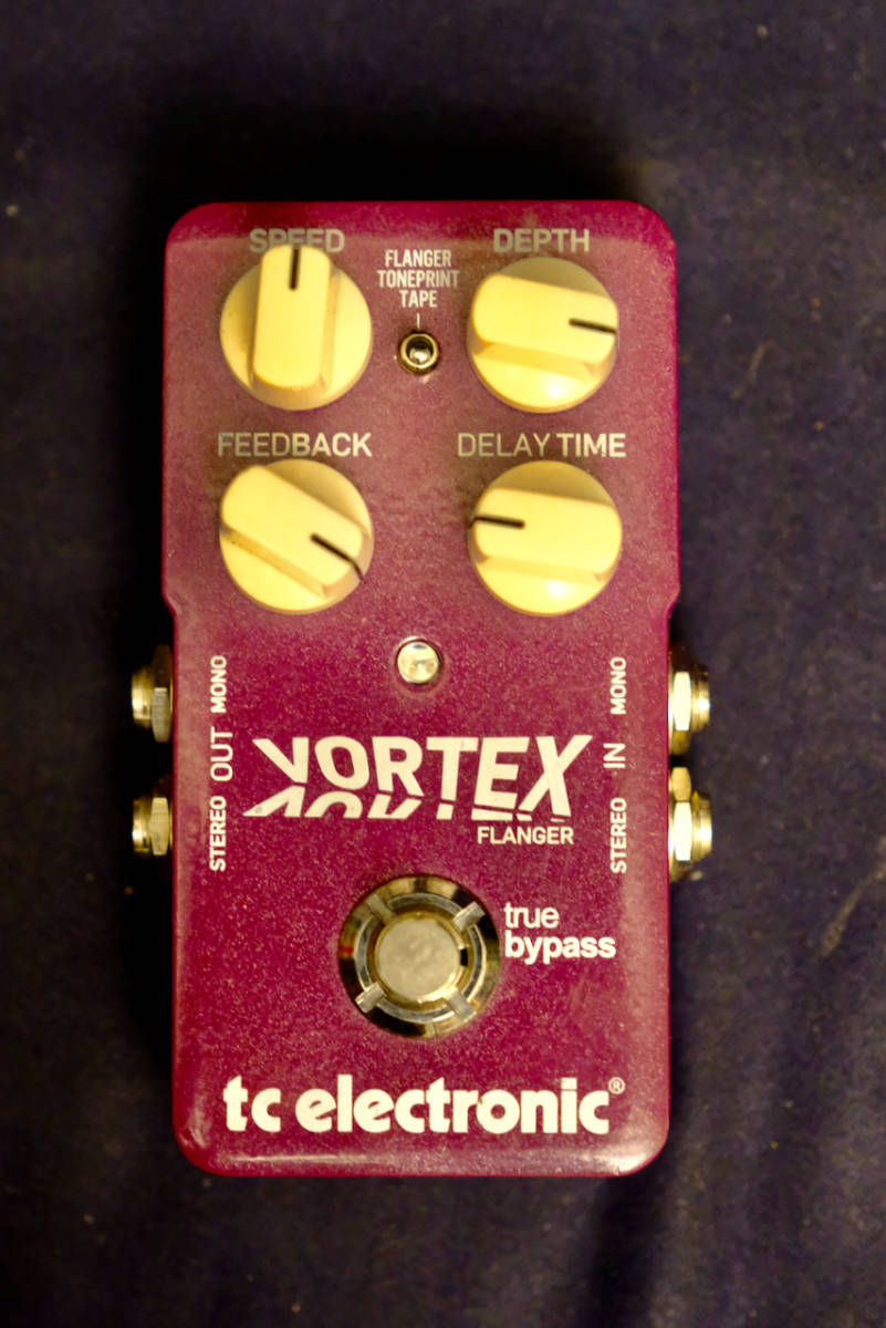 TC Electronic 　「VORTEX」　TC エレクトロニック　ディレイ　リバーブ　フランジャー　「ヴォルテックス」　元箱つき
