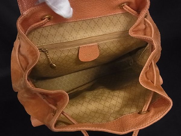 1円 GUCCI グッチ 003 1998 バンブー スエード 巾着型 リュック 1円 GUCCI グッチ 003 1998 バンブー スエード 巾着型 リュック