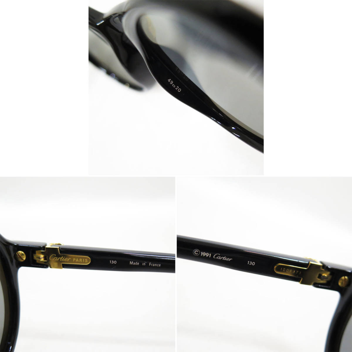 Cartier Trinity Round Flame Sunglasses 130 カルティエ トリニティ