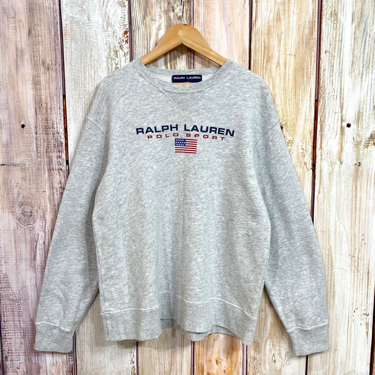 新品 90s Ralph Lauren POLO SPORT クルーネックニット ポロスポーツ