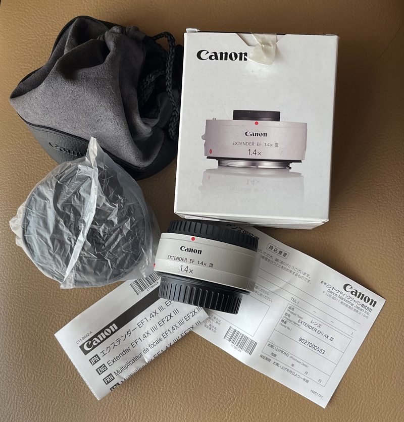 キャノン Canon エクステンダー EF 1.4x III 中古美品 オマケ有 キャノン Canon エクステンダー EF 1.4x III 中古美品 オマケ有