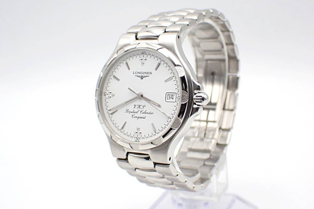 1円～◇稼働品 美品◇LONGINES ロンジン Conquest コンクエスト V.H.P 