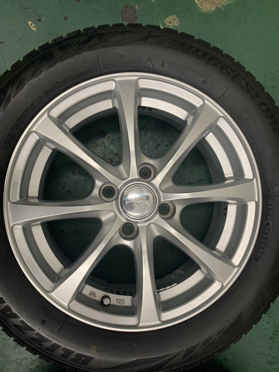 185/60R15 アルミホイールセット スタッドレス ブリヂストン VRX2 4本