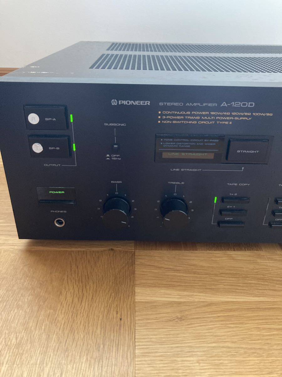 ジャンクPioneer A-120D プリメインアンプ パイオニア Pioneer