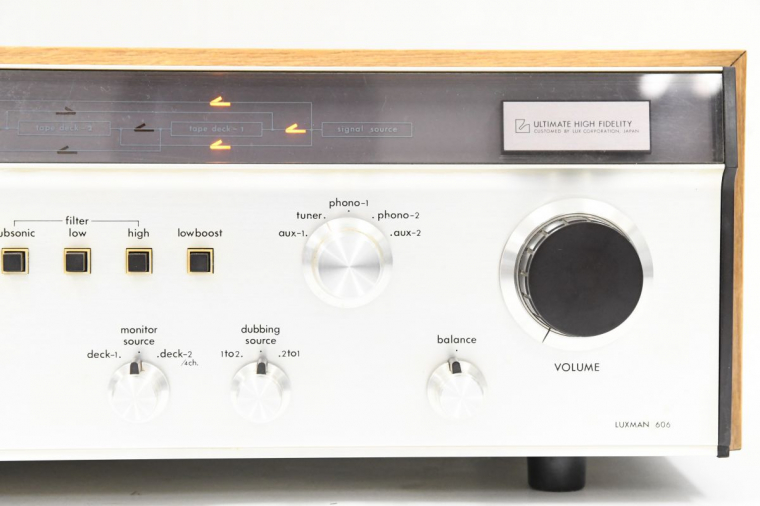 【作動確認済み】LUXMAN L-606 プリメイン LUXMAN L-606 プリメインアンプ 公式通販