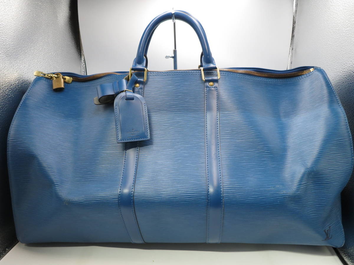 LOUIS キーポル55 エピ VUITTON ルイヴィトン ヴィトン ボストンバッグ