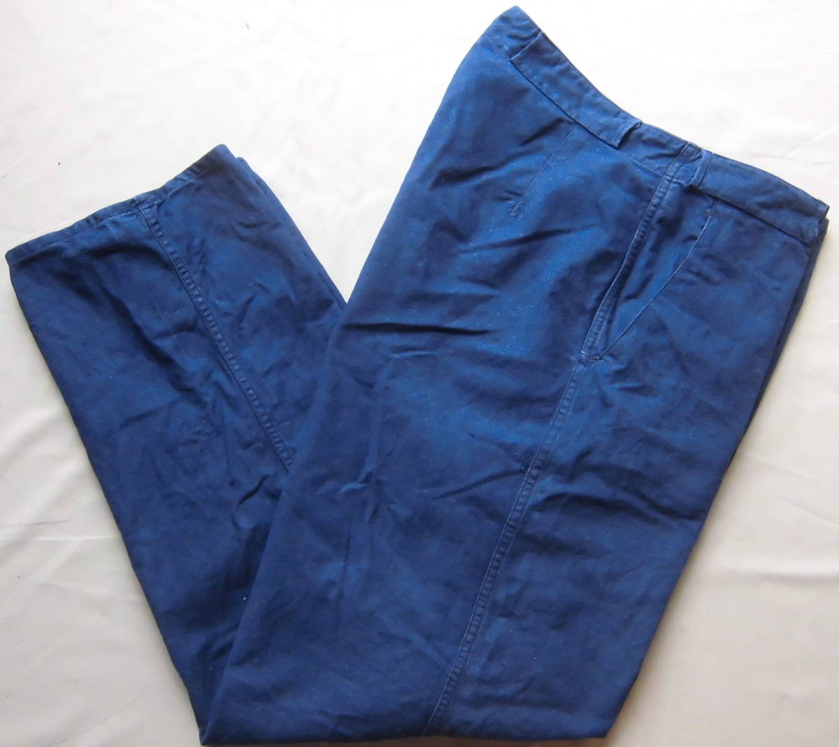 希少50年代スウェーデン軍コットンデッキパンツ/ユティリティパンツ