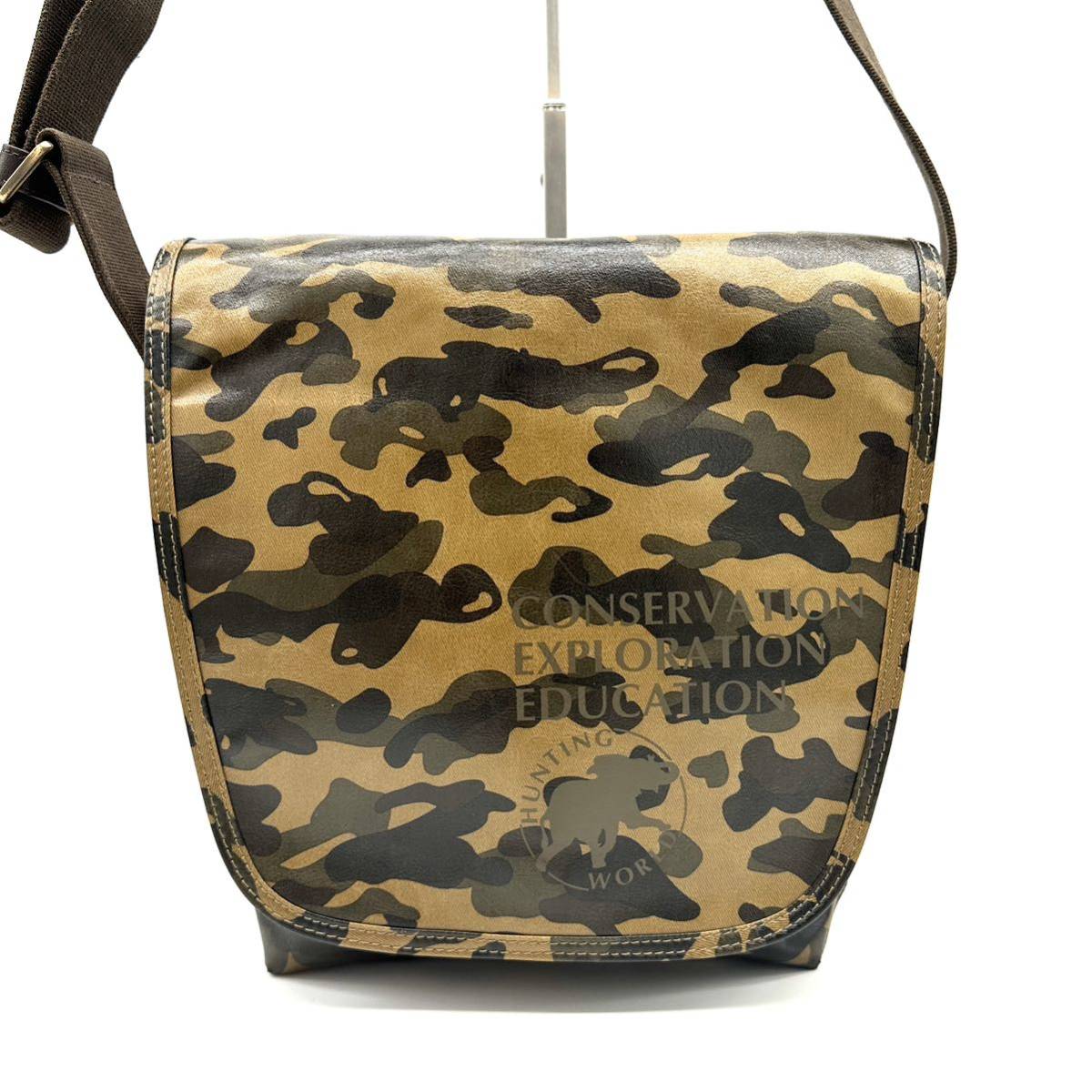 極美品】 HUNTING WORLD ハンティングワールド ショルダーバッグ 