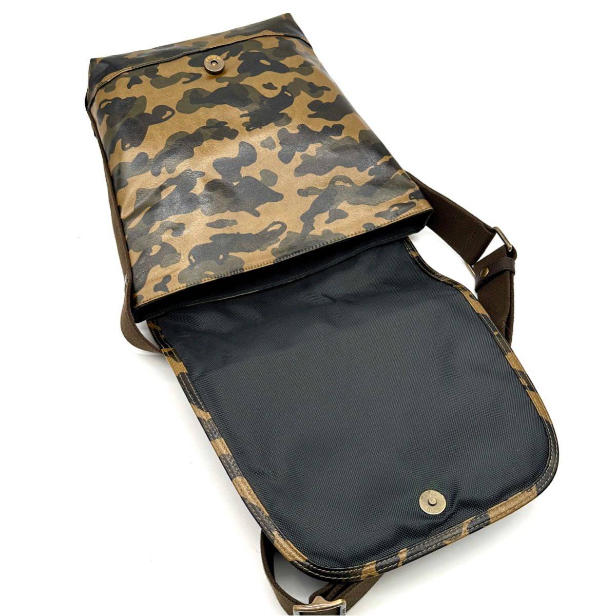 極美品】 HUNTING WORLD ハンティングワールド ショルダーバッグ 