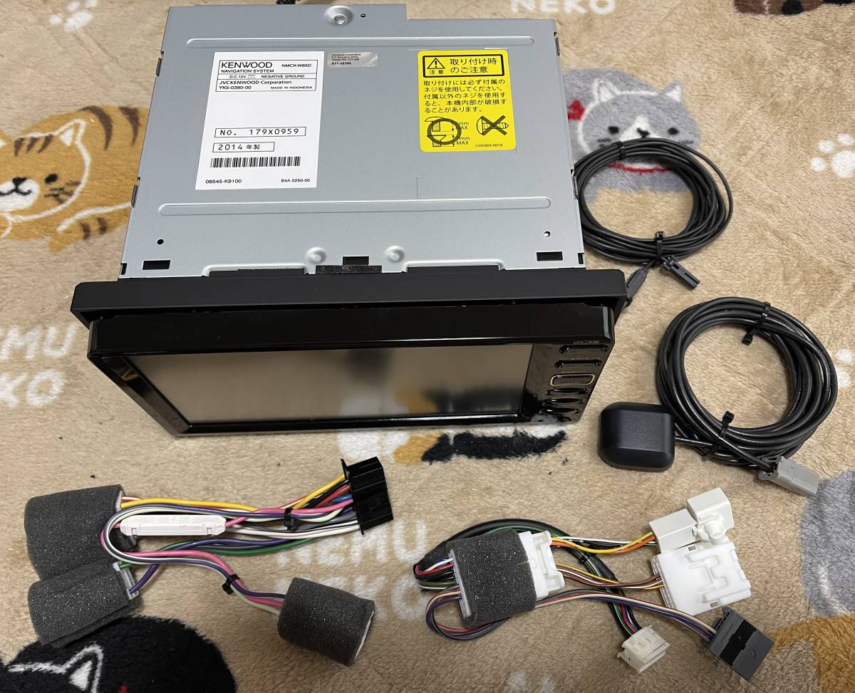 送料無料：【中古】ダイハツ純正 ケンウッド メモリーナビ KENWOOD NMCK-W65D