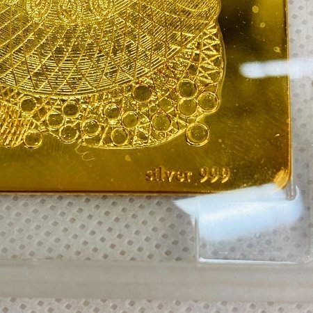 井島貴金属精錬　純銀シート　葛飾北斎(白波) 井島貴金属精錬 純銀シート 葛飾北斎(白波) 新品井島 ○純銀インゴット