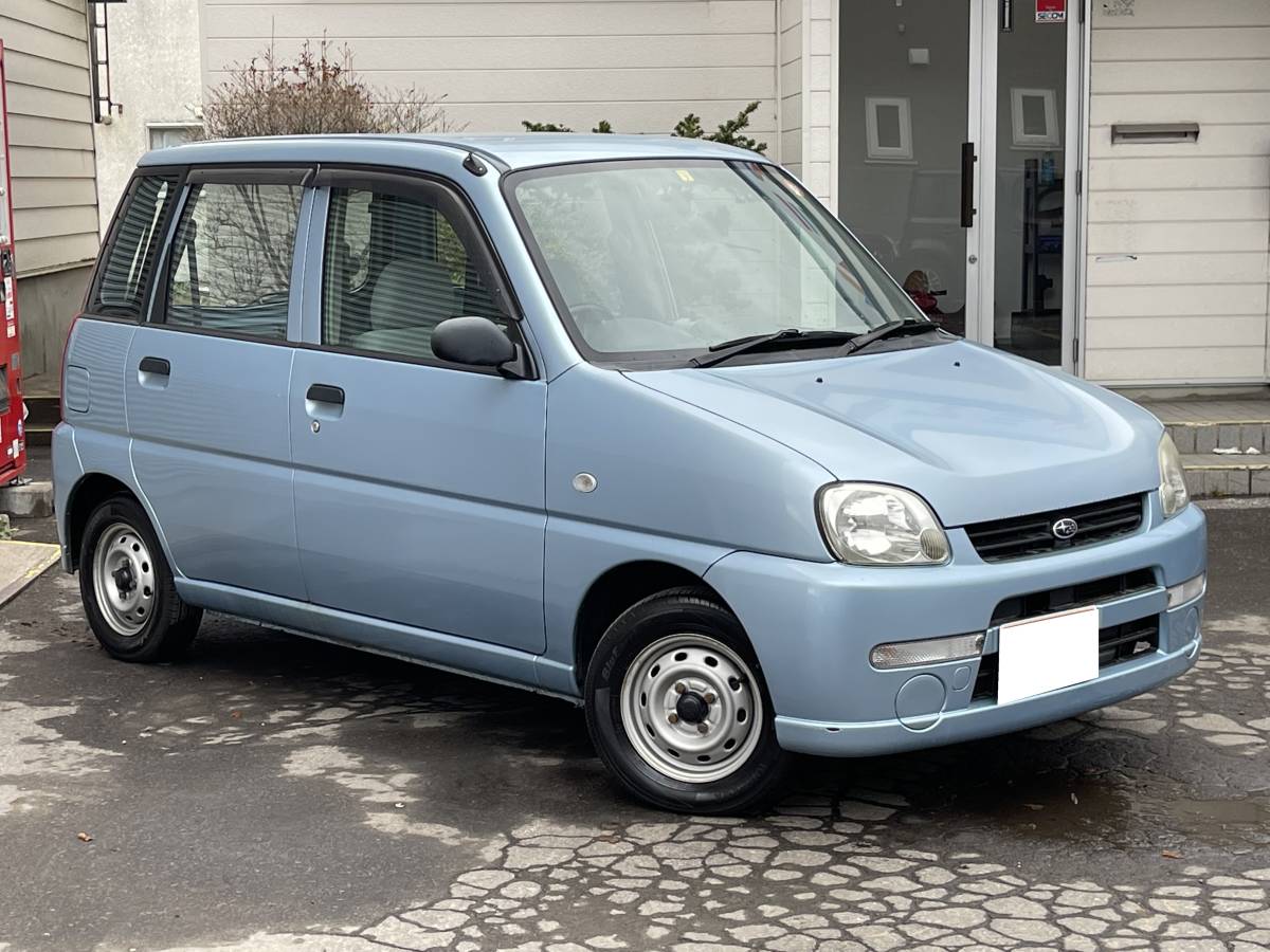 函館発☆最落なし! H21年式 スバル プレオ A RV-1 フロア5速マニュアル 