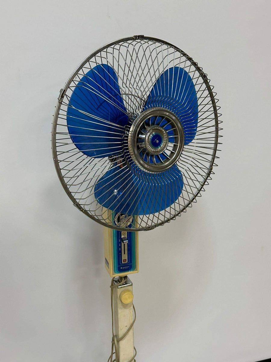 昭和レトロ アンティーク SANYO サンヨー 扇風機 EF-A40F 動作確認済み