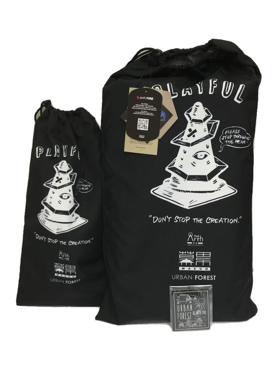 THEARTH/タープ/ヘキサ/BLK/幕男