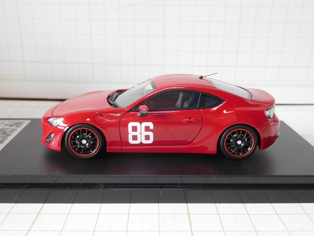 モデラーズ 1/43 MFゴースト トヨタ 86 GT MFG開幕戦 小田原パイクス 