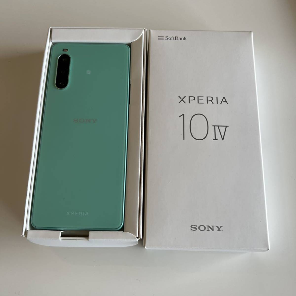 Xperia 10 IV ミント 128GB SB SONY純正カバー付き 公式直販サイト