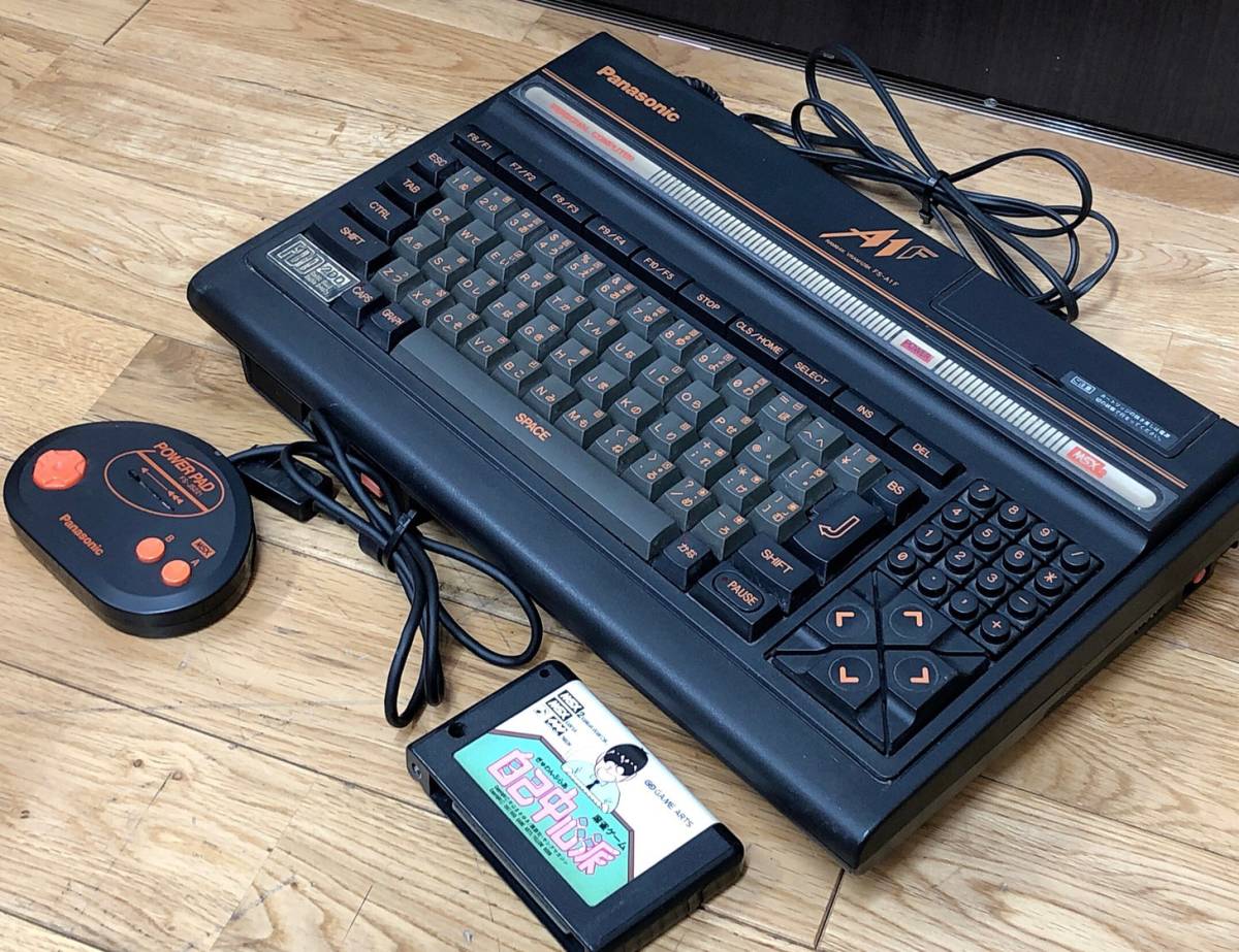 2302-3静　Panasonic　パナソニック　FS-A1F　MSX2　パーソナルコンピュータ　キーボード