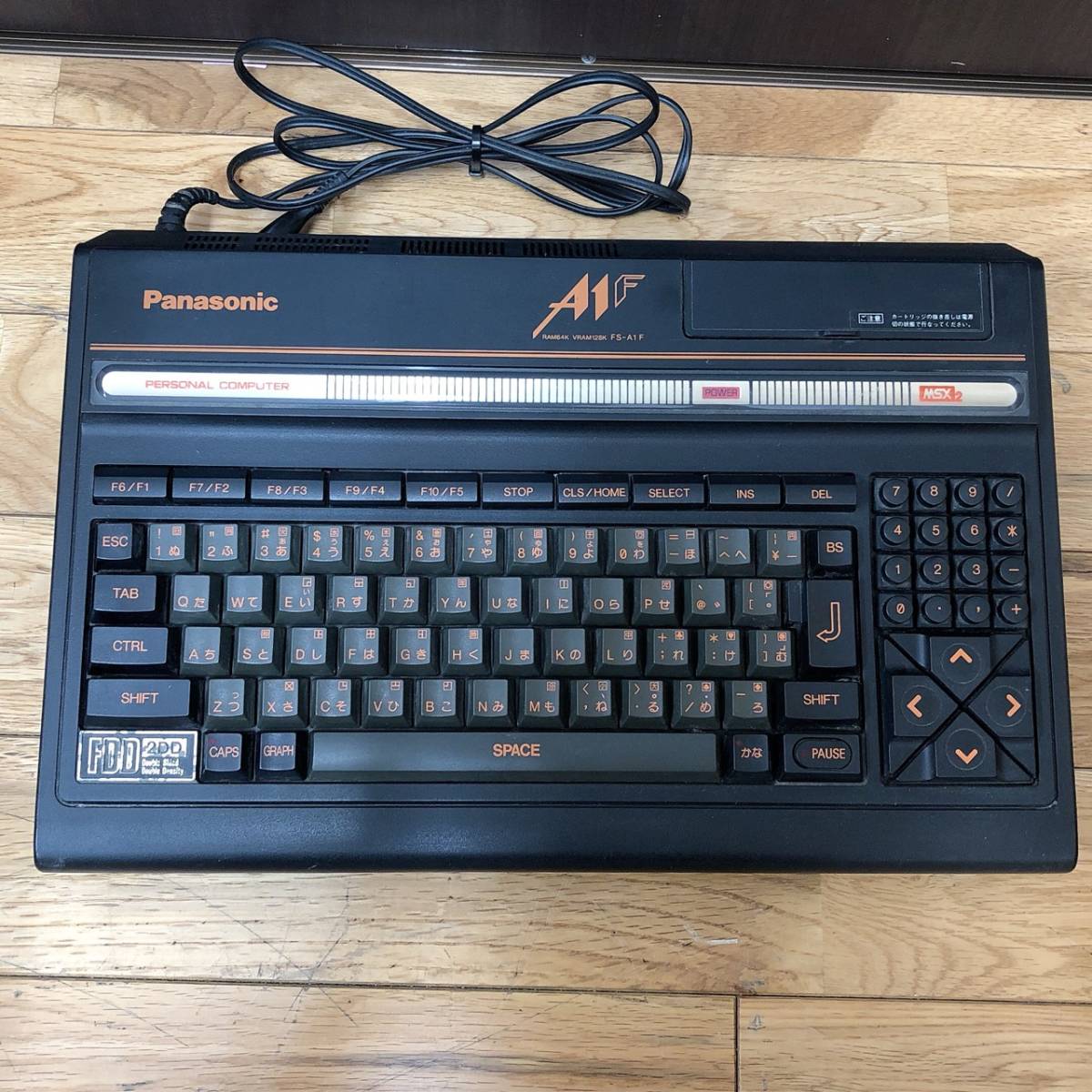 2302-3静　Panasonic　パナソニック　FS-A1F　MSX2　パーソナルコンピュータ　キーボード