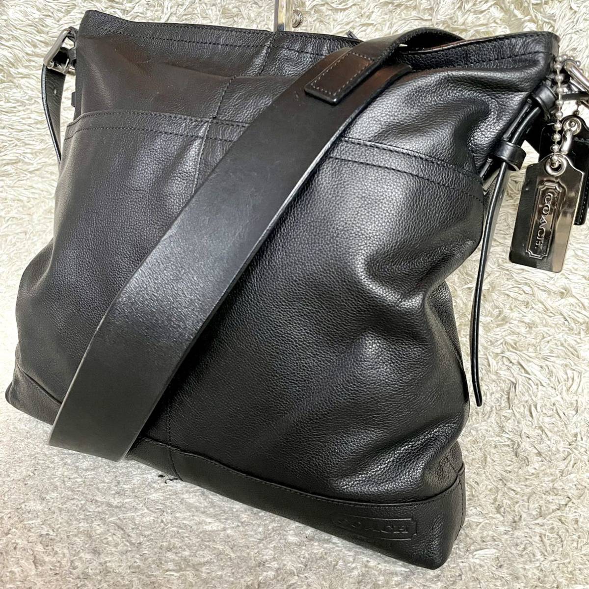 コーチ【PC/A4収納可】COACH ショルダーバッグ トンプソン ラージ 