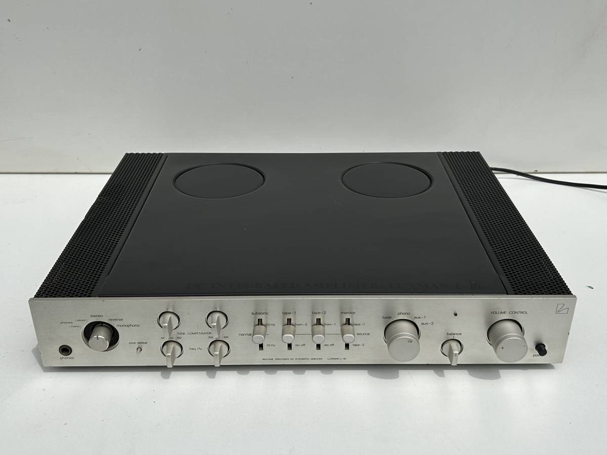Ij1◆LUXMAN ラックスマン◆プリメインアンプ L-10 インテグレーテッドアンプ オーディオ 通電OK