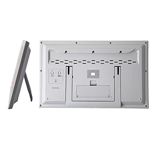 MAG(マグ) 掛け時計 電波時計 デジタル 大型 エアサーチメルスター 環境目安表示機能付き 温度 湿度 日付 曜日表示 置き掛け兼用 ホワイ 電波時計 掛け時計 デジタル
