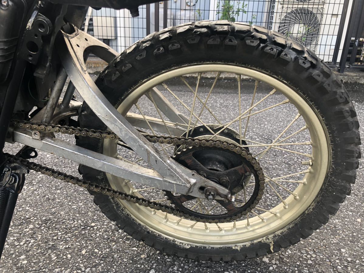 YAMAHA DT50 レストア途中 部品多数付属 書類あり 2スト 検)オフロード オフ車 セロー エイプ モンキー - DT50 「ヤマハdt50」(50cc以下)(ヤマハ)の落札 ≪絶版 車体フルレストアの全記録 #総集編