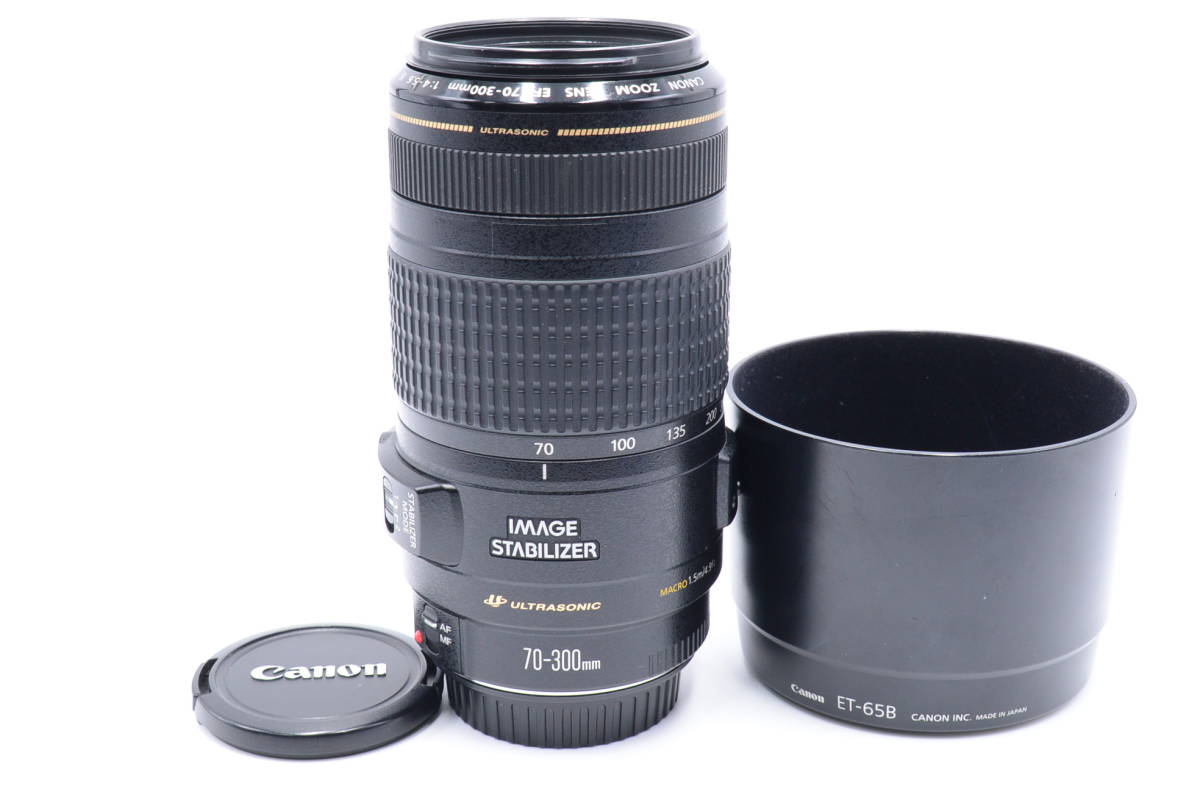 ★極上品★　キャノン　Canon 望遠ズームレンズ EF70-300mm F4-5.6 IS USM フルサイズ対応